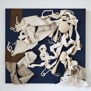 <b>6 face of Chaos</b> 20231<br>65x60 cm 2<br>Crochet, hand sewing.